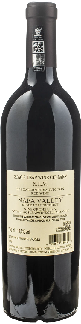 Stag's Leap Wine Cellars SLV Cabernet Sauvignon 2021 – Bottle Hero