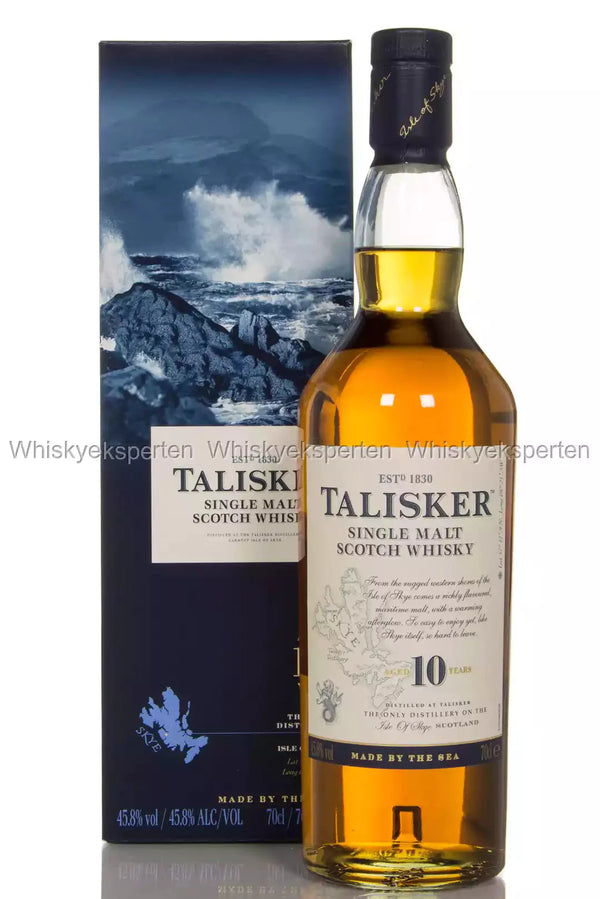 Talisker Islay 10 År 70 cl, 45,8 % - bottlehero.dk