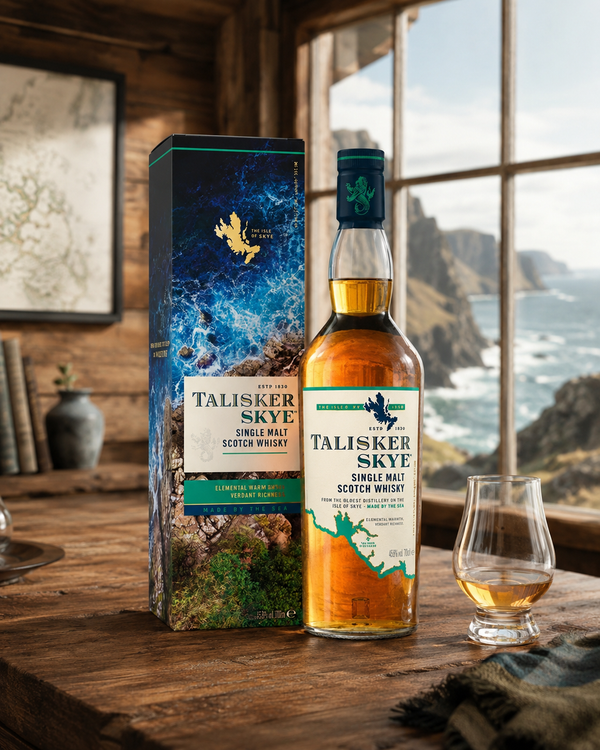 Tallisker Dsetillery, Talisker Skye Single Malt Whisky i gaveæske 45,8% - Bottle Hero