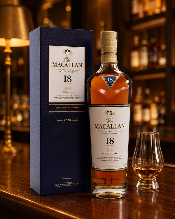 The Macallan Destillery, The Macallan 18 years old Double Cask  43% 2023 Release - Bottle Hero