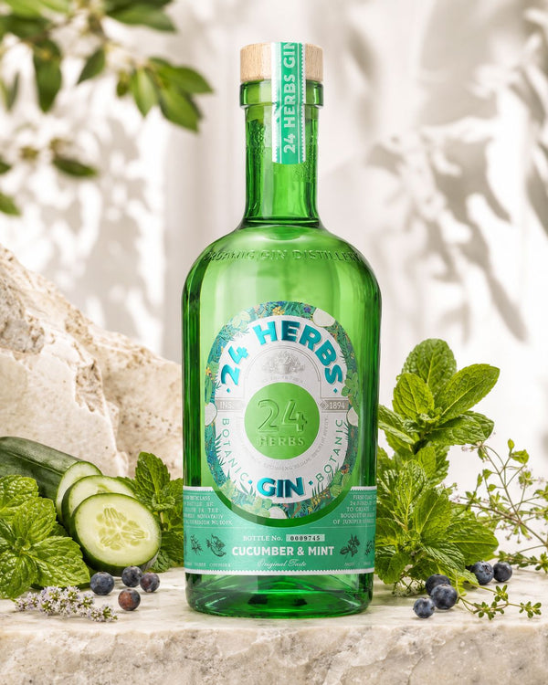 Trend Spirits Group, 24 Herbs Gin 40% Agurk/Mint - Bottle Hero