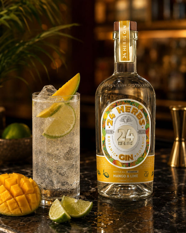 Trens Spirits Group, 24 Herbs Gin 40% Mango/Lime - Bottle Hero