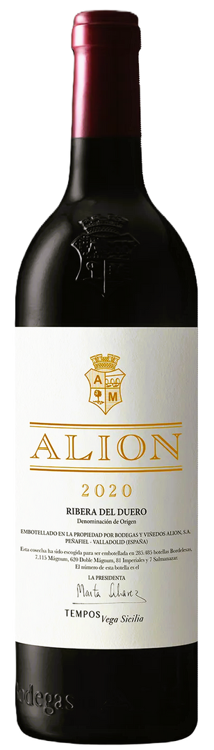 Bodegas Vega Sicilia, Ribera del Duero Alión, 2020 - Bottle Hero