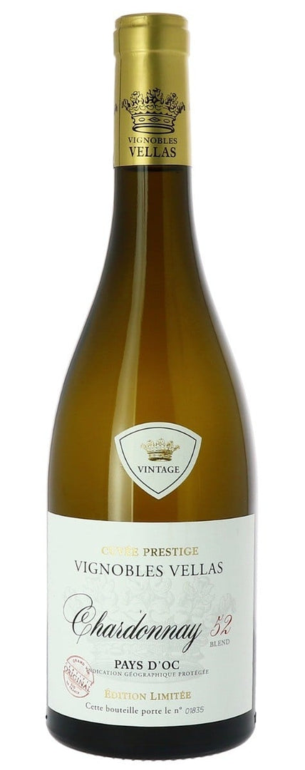 Vignobles Vellas, Cuvée Prestige Édition Limitée Chardonnay 52 Blend 2024 White - Bottle Hero