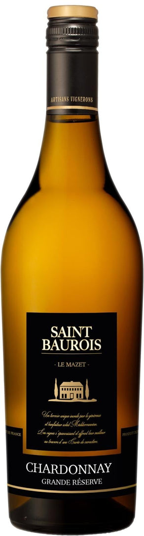 Vignerons du Narbonnais, Saint Baurois Grande Réserve Chardonnay 2025 White - Bottle Hero
