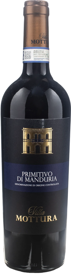 Villa Mottura Primitivo di Manduria 2025 - Bottle Hero