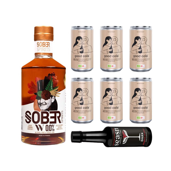 SEASN Whiskey og cola drinkskasse - Bottle Hero