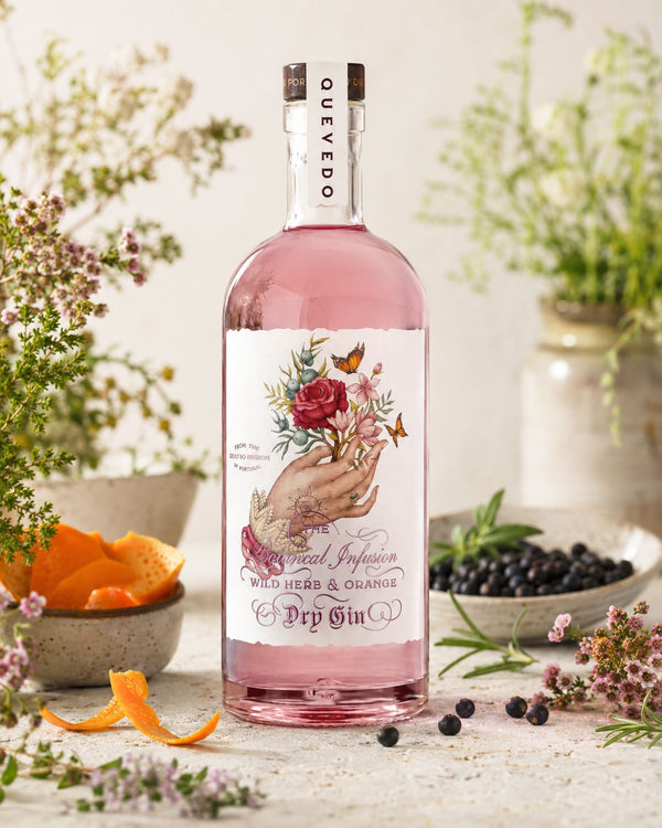 Wild Herb & Orange Dry Gin - Porto Quevedo - Bottle Hero