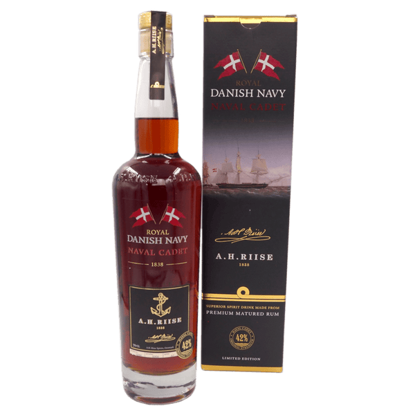A. H. Riise Royal Danish Naval Cadet Rum - bottlehero.dk