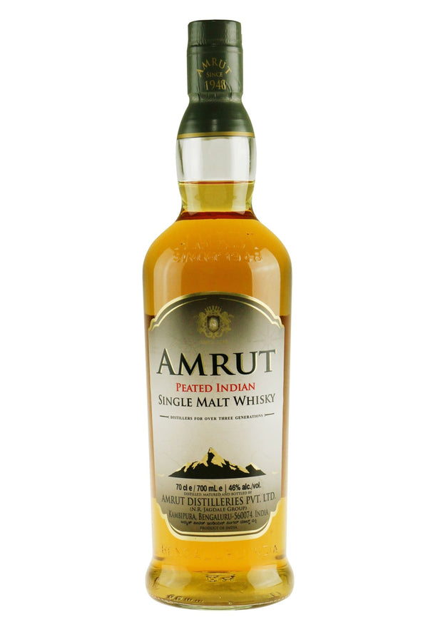 Amrut Peated Single Malt - bottlehero.dk
