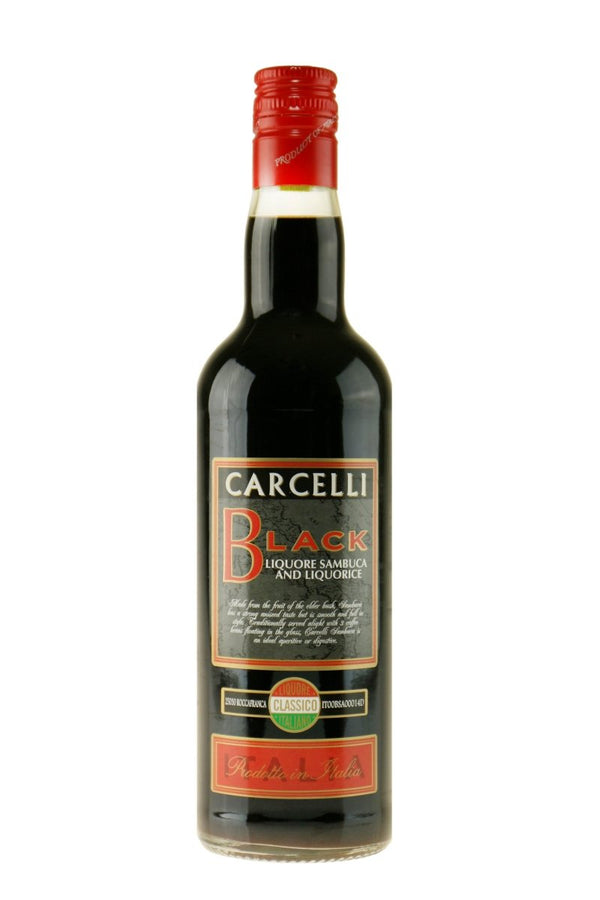 Carcelli Sambuca Black Liqeur - bottlehero.dk