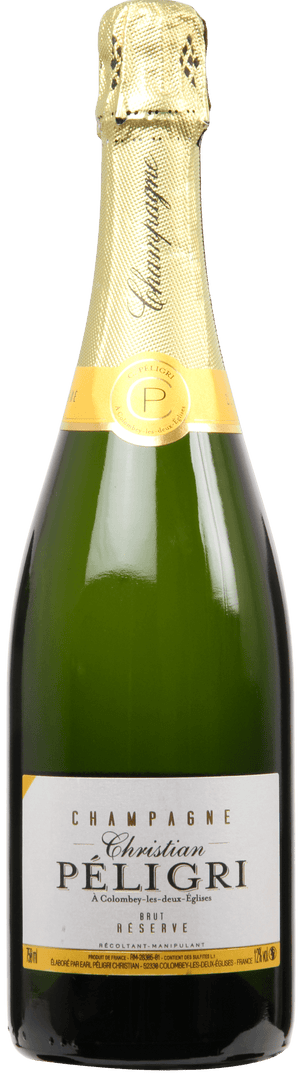 Champagne Christian Péligri, Champagne Brut Réserve Blanc de Blancs - bottlehero.dk