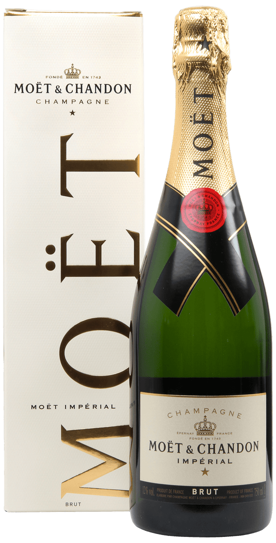 Champagne Moët & Chandon, Champagne Moët Impérial Brut - Gaveæske - bottlehero.dk