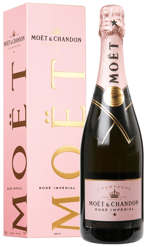 Champagne Moët & Chandon, Champagne Moët Impérial Rosé Brut - Gaveæske - bottlehero.dk