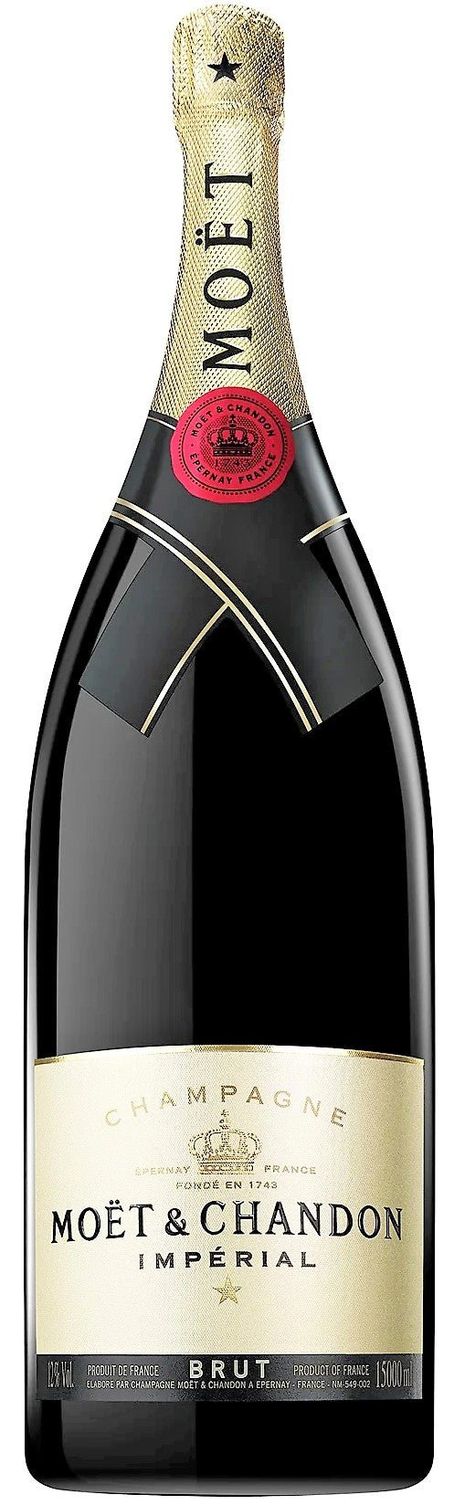 Champagne Moët Impérial Brut - Nabuchodonozor 15L - bottlehero.dk