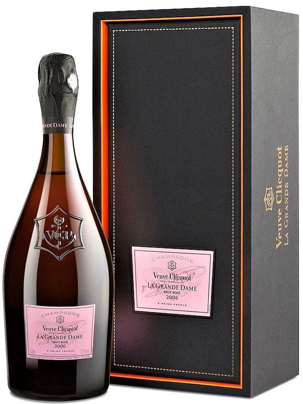 Champagne Veuve Clicquot, Champagne Clicquot La Grande Dame Rosé - Gaveæske, 2006 - bottlehero.dk