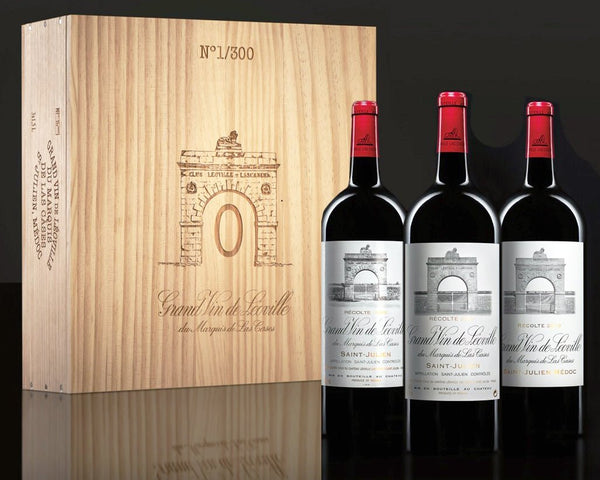 Château Léoville-Las-Cases 3 Magnum 1990/00/10, FLERE - bottlehero.dk