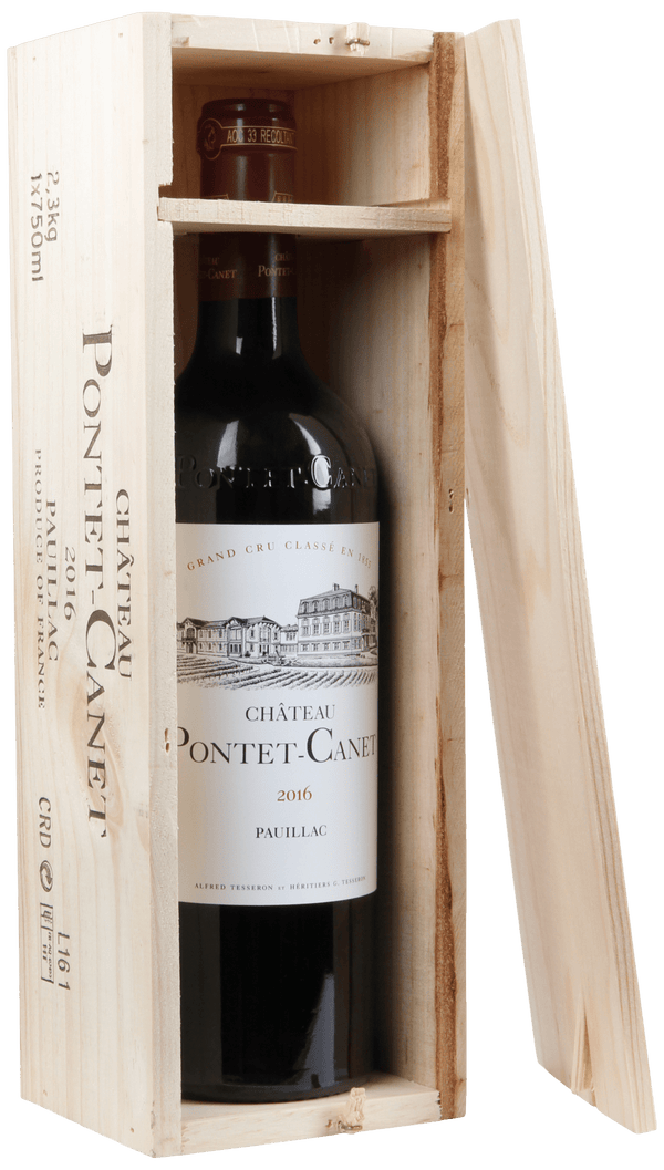Château Pontet Canet ØKO i 1 stk. trækasse, 2016 - bottlehero.dk