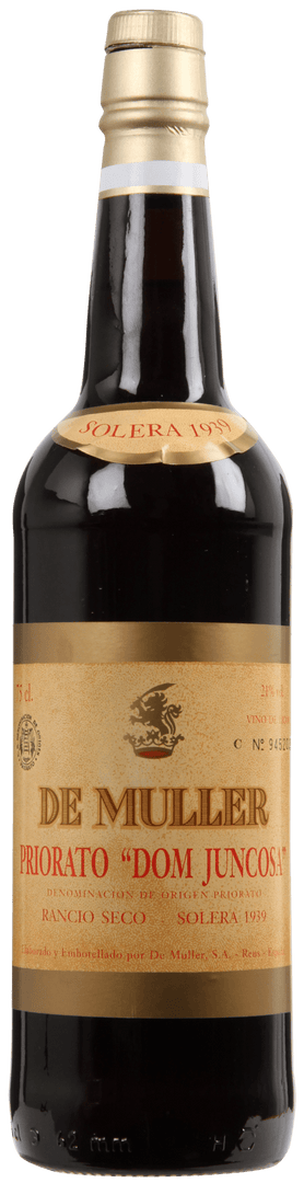 De Muller, Tarragona Solera Seca Priorato Dom Juncosa, 1939 - bottlehero.dk