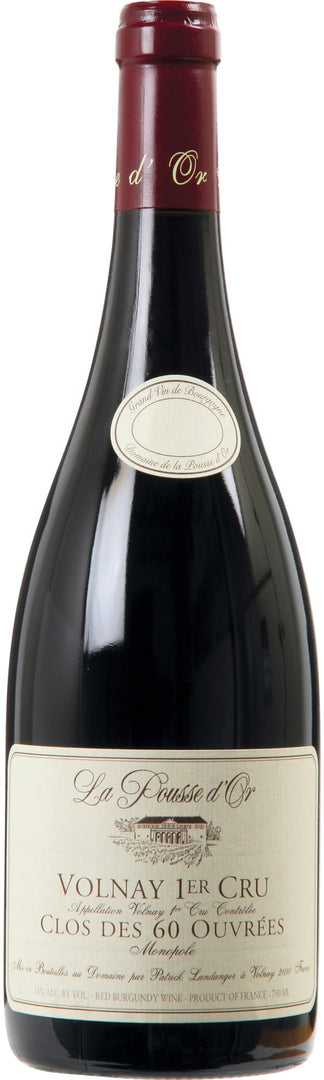 Domaine de la Pousse d'Or, Volnay Clos des 60 Ouvrées 1. Cru Amphore BIO, 2016 - bottlehero.dk