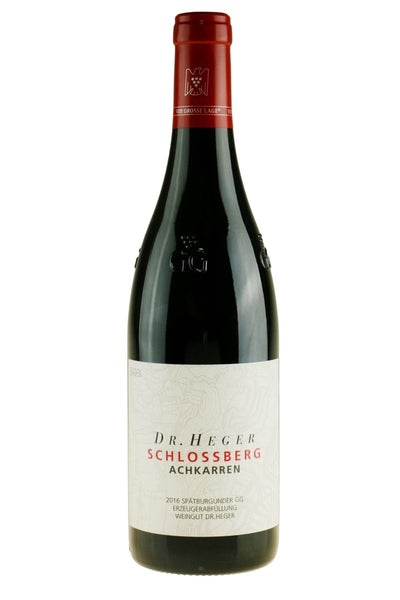 Dr. Heger Spätburgunder Schlossberg GG 2016 - bottlehero.dk