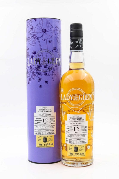 Glen Moray 12 År Lady Of The Glen 2008/2021 57,1% Single Malt Whisky - bottlehero.dk