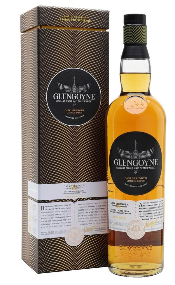 Glengoyne Cask Strength Whisky Batch No. 9 59.6% 70 CL. - bottlehero.dk