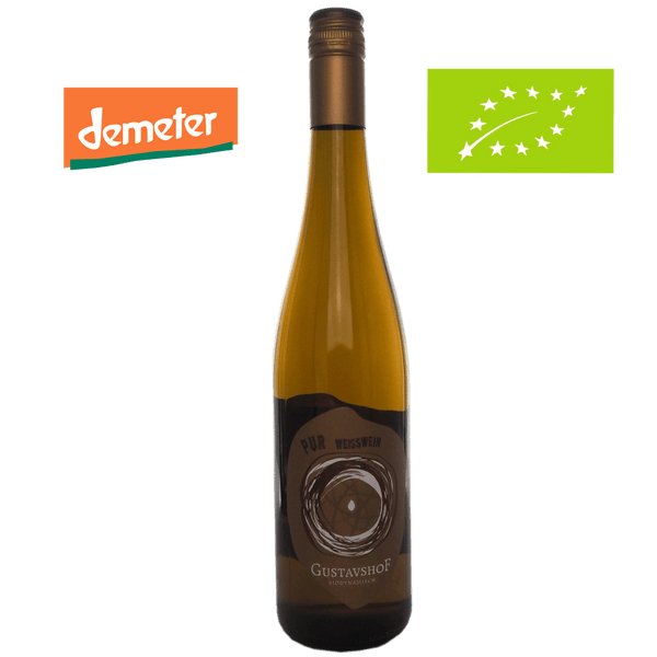 Gustavshof PUR Riesling Rhein unfiltriert - bottlehero.dk