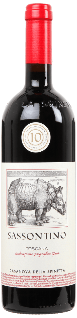 La Spinetta, Toscana Sangiovese Sassontino, 2007 - bottlehero.dk
