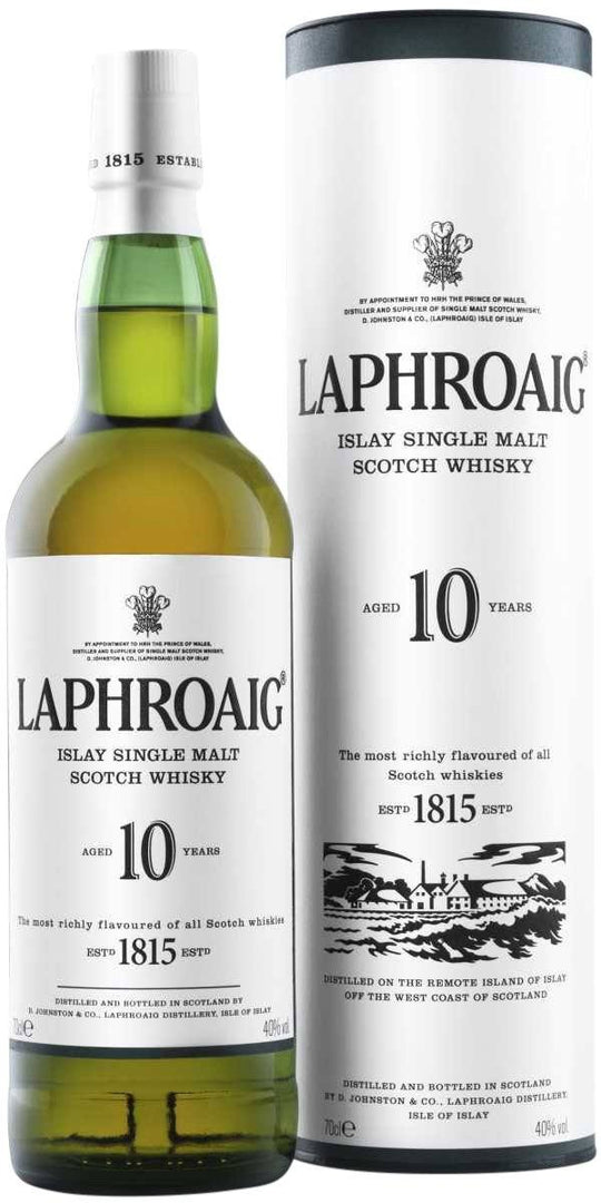 Laphroaig 10 år Single Malt Whisky 70cl 40% - bottlehero.dk