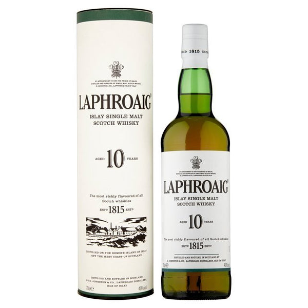 Laphroaig 10 Years Single Malt 40% - bottlehero.dk