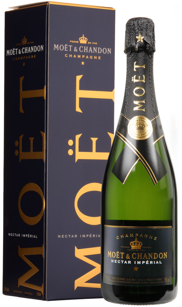 Champagne Moët & Chandon, Champagne Moët Impérial Nectar - æske - bottlehero.dk