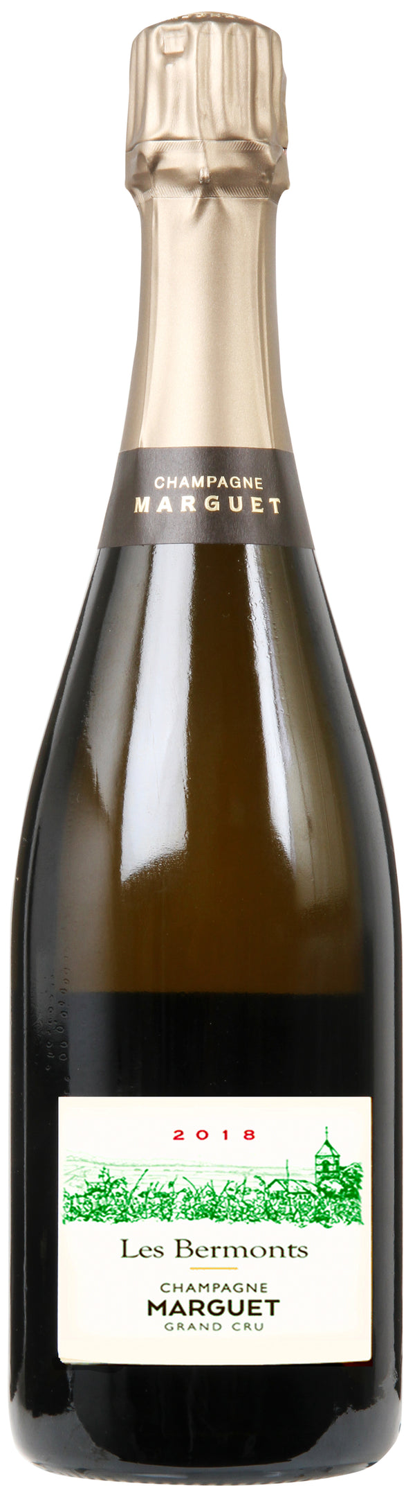 Champagne Marguet, Champagne Les Bermonts Brut Nature BIO, 2018 - bottlehero.dk