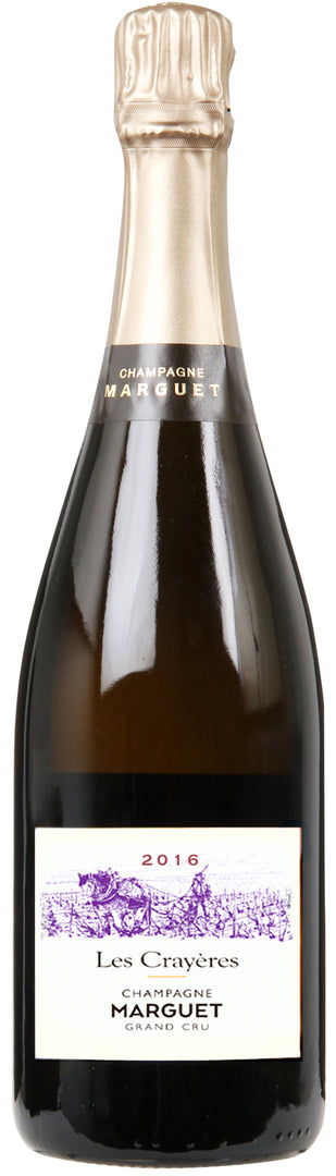 Champagne Marguet, Champagne Les Crayères Brut Nature BIO, 2016 - bottlehero.dk