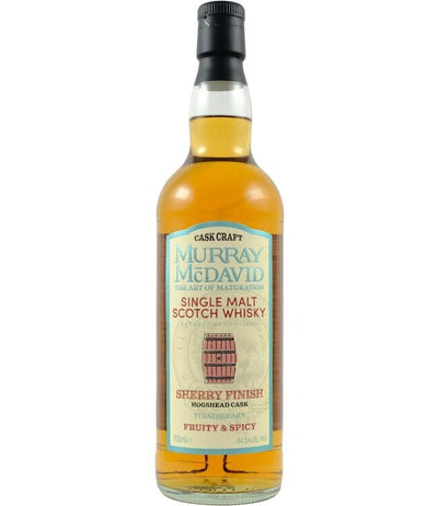 Murray McDavid Single Malt Scotch Whisky Sherry Finish Strathdearn 44,5% 70cl - bottlehero.dk