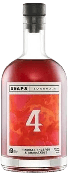 N4 Bornholm snaps Hindbær/Ingefær Øko - bottlehero.dk
