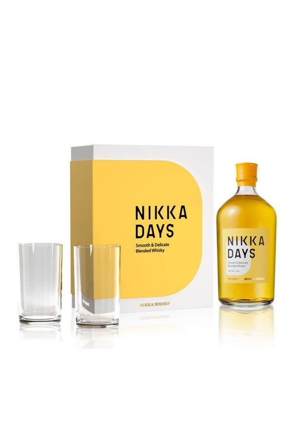 Nikka Days Kasse m. 2 glas - bottlehero.dk