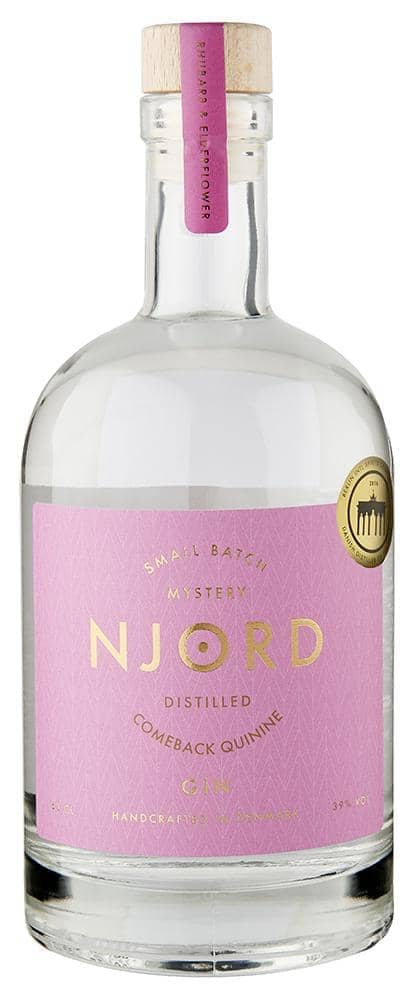 Njord Distilled Comeback Quinine 39% 50cl - bottlehero.dk
