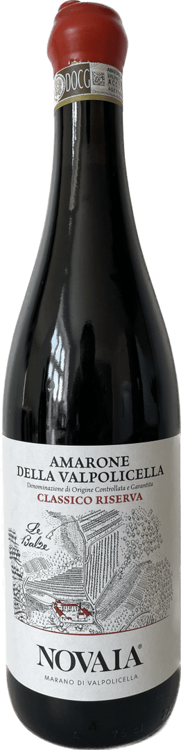 Novaia Amarone della Valpolicella Classico Riserva Vigneto Le Balze 2015 - bottlehero.dk