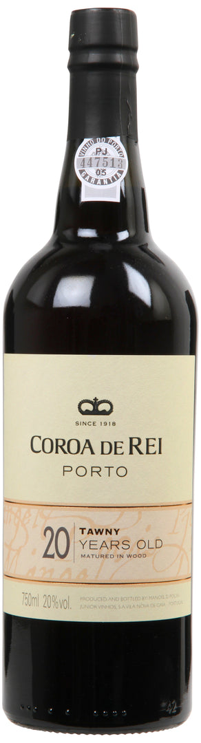 Poças, Tawny Port 20 Years Old Coroa de Rei - bottlehero.dk
