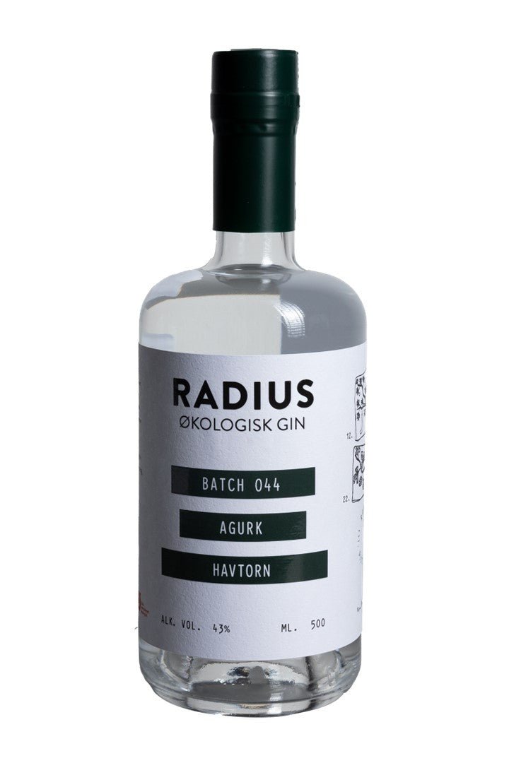 Radius Gin 044 Agurk Havtorn ØKO - bottlehero.dk