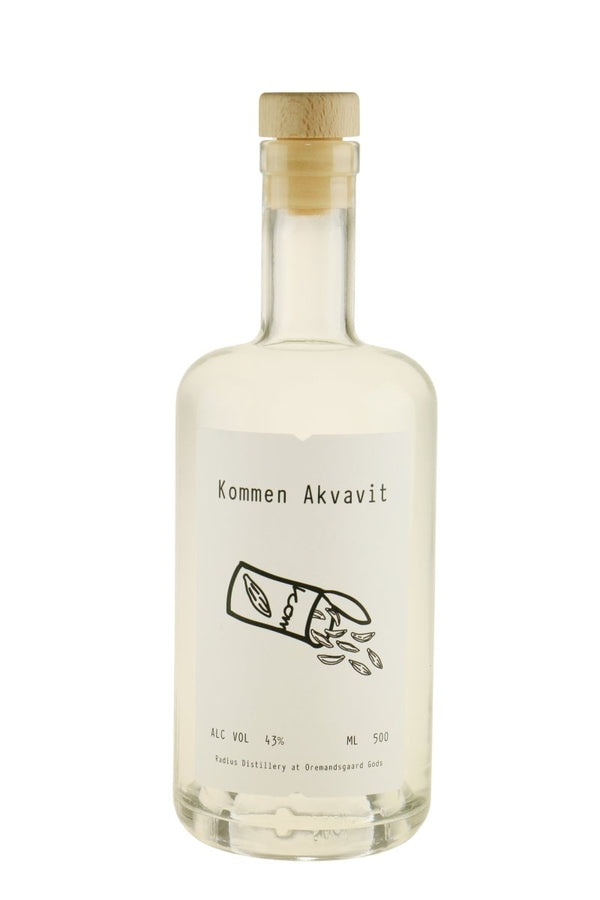 Radius Straight Kommen Akvavit 43% - bottlehero.dk