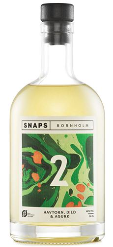 Snaps Bornholm No 2 Havtorn, dild & agurk 250ml 40% - bottlehero.dk