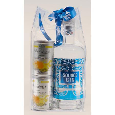 Source Gin gavepose m. 4 fl. Folkington's tonic - bottlehero.dk