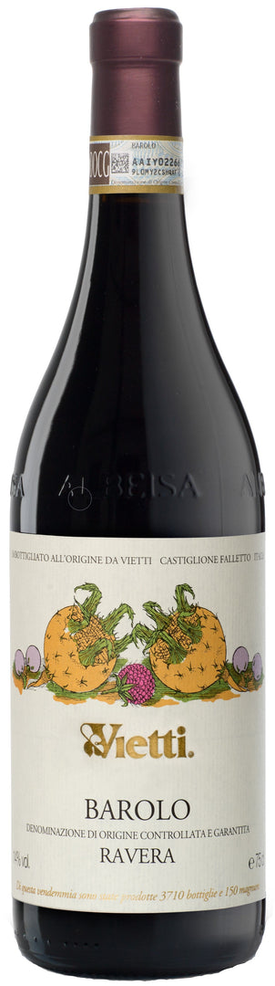 Vietti s.r.l., Barolo Ravera, 2017 - bottlehero.dk