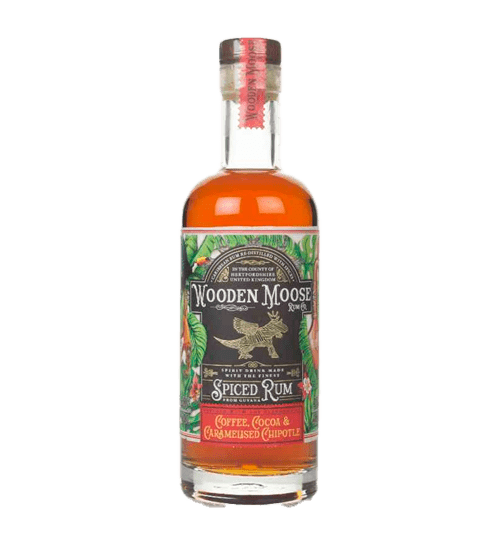 Wooden Moose Spiced Rum Guyana/England - bottlehero.dk