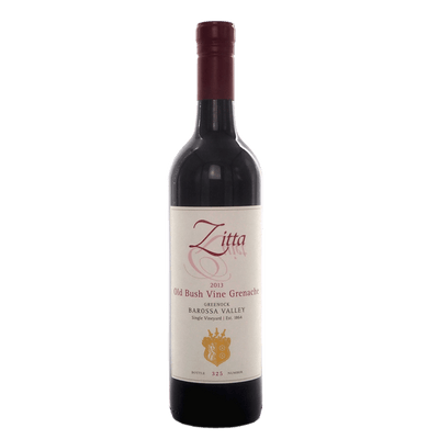 Zitta Wines Grenache Old Bush Vine 2013 - bottlehero.dk